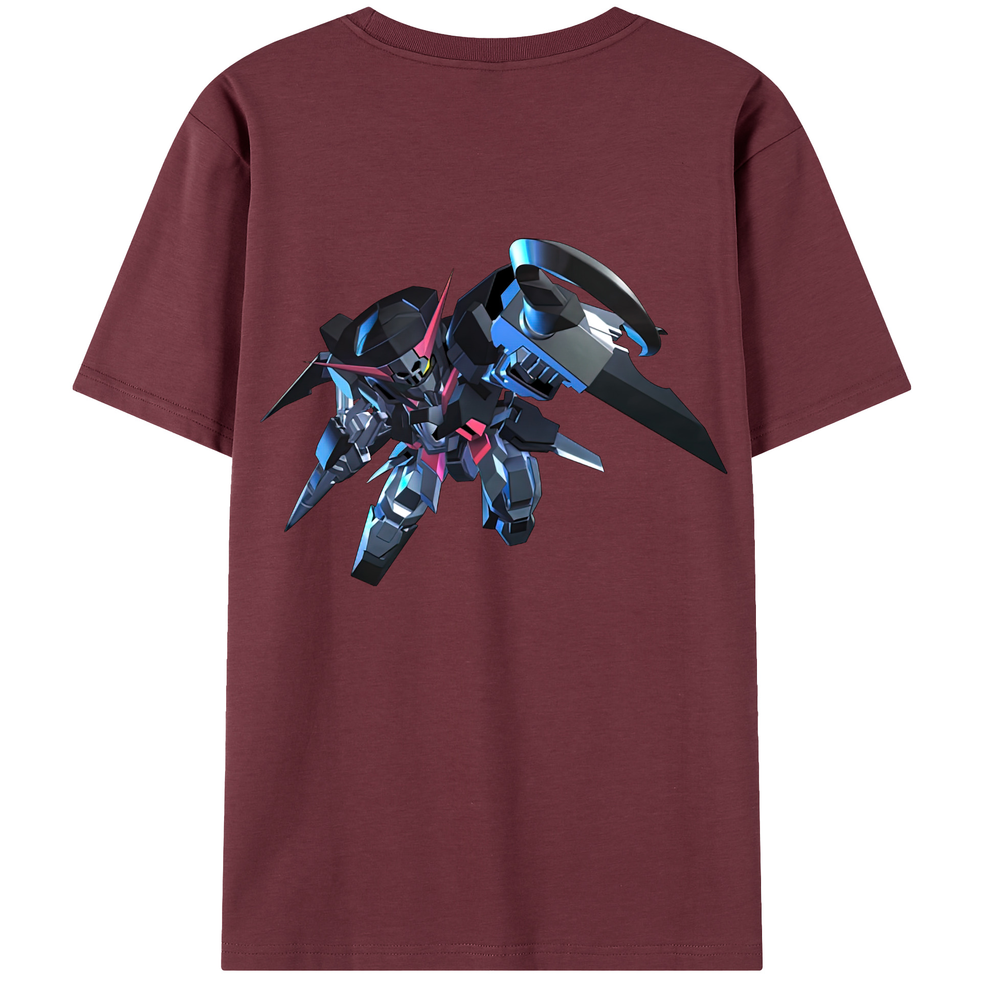 （画像用） 機動戦士ガンダム Mobile Suit Gundam 綿100％半袖Tシャツ（背面プリント）